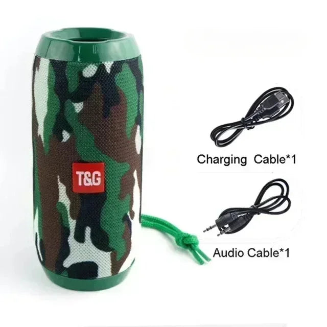 Portable Speaker Wireless Bluetooth-Compatible Subwoofer Outdoor Waterproof Loudspeaker Stereo Surround Support FM Radiotf