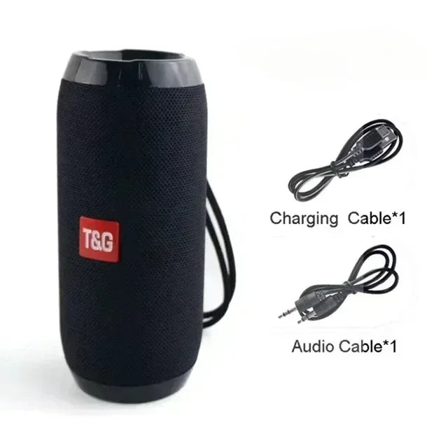 Portable Speaker Wireless Bluetooth-Compatible Subwoofer Outdoor Waterproof Loudspeaker Stereo Surround Support FM Radiotf