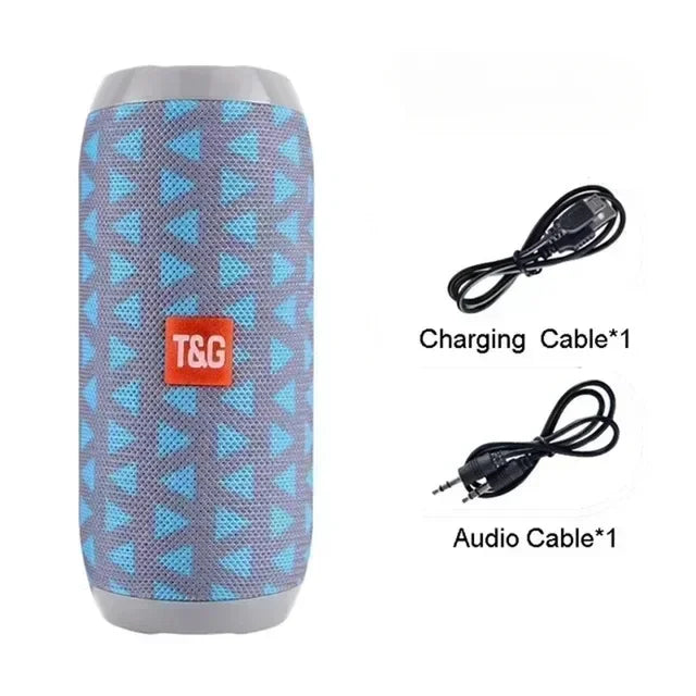 Portable Speaker Wireless Bluetooth-Compatible Subwoofer Outdoor Waterproof Loudspeaker Stereo Surround Support FM Radiotf